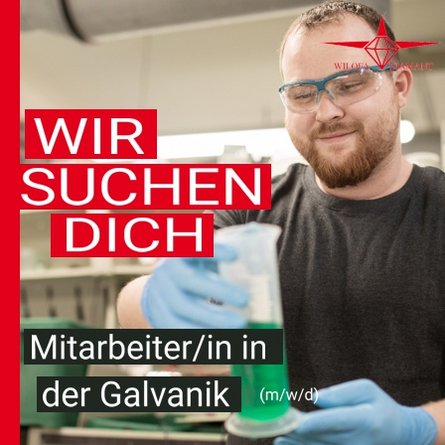 Mitarbeiter/in in der Galvanik (m/w/d) - Vollzeit